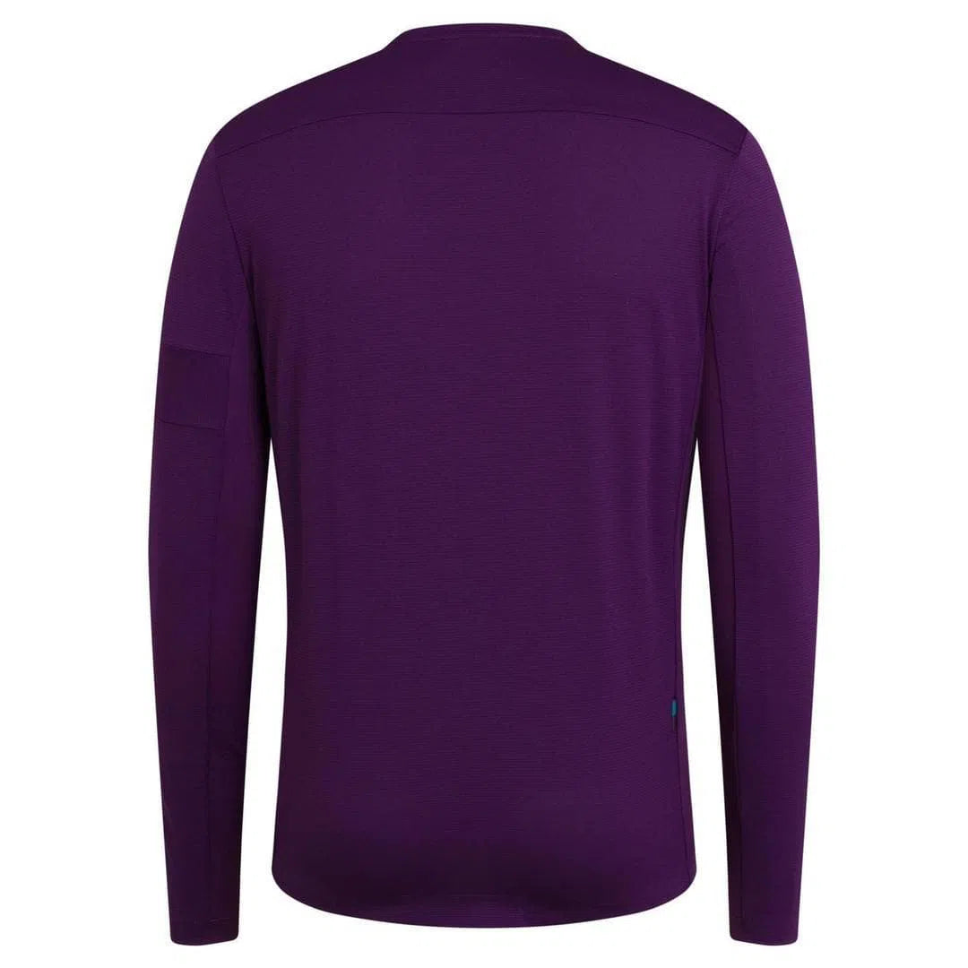 RAPHA LONG SLEEVE TECHNICAL T-SHIRT - Dark Purple Default Velodrom Barcelona 