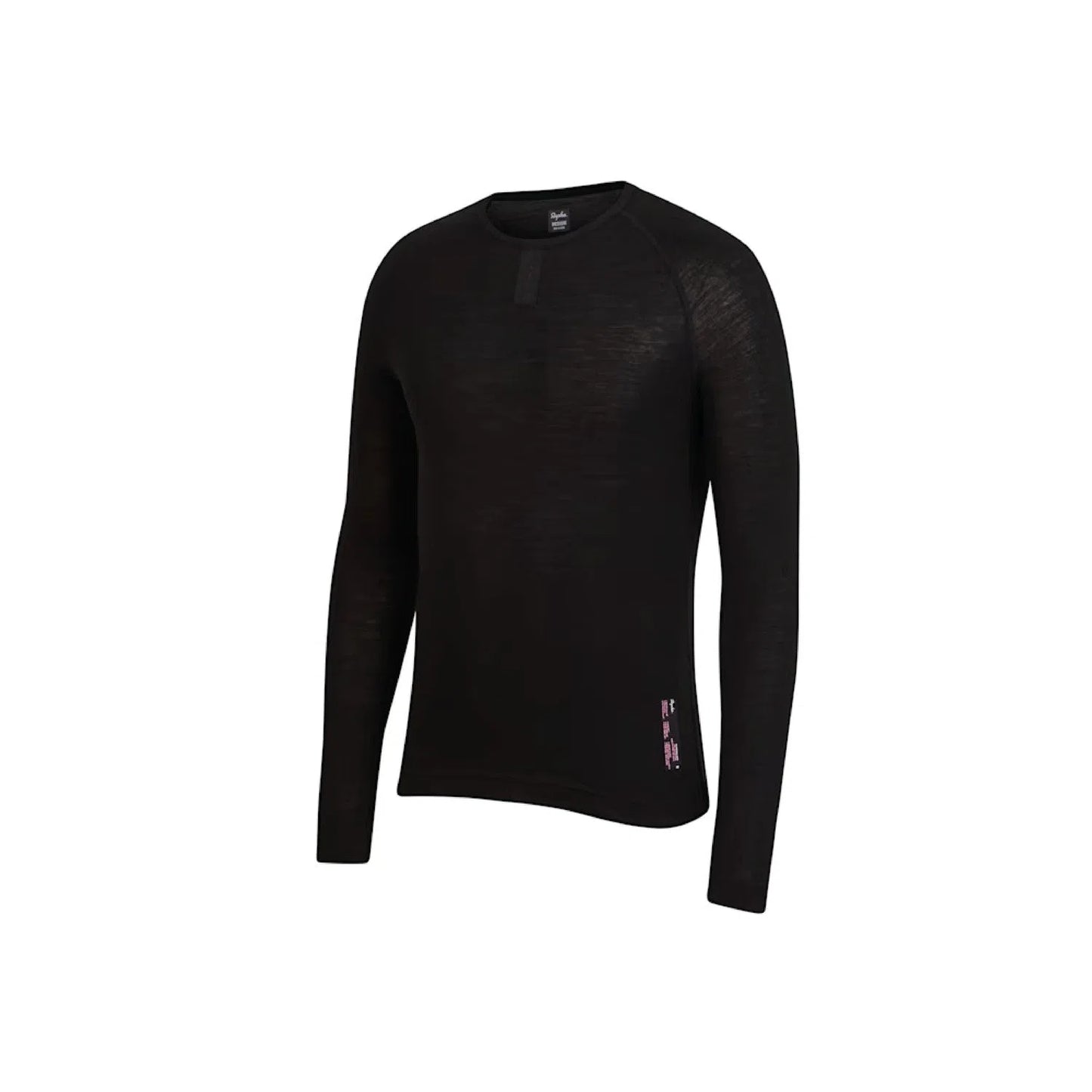 RAPHA Merino Base Layer Long Sleeve AW2023 - Black-Velodrom