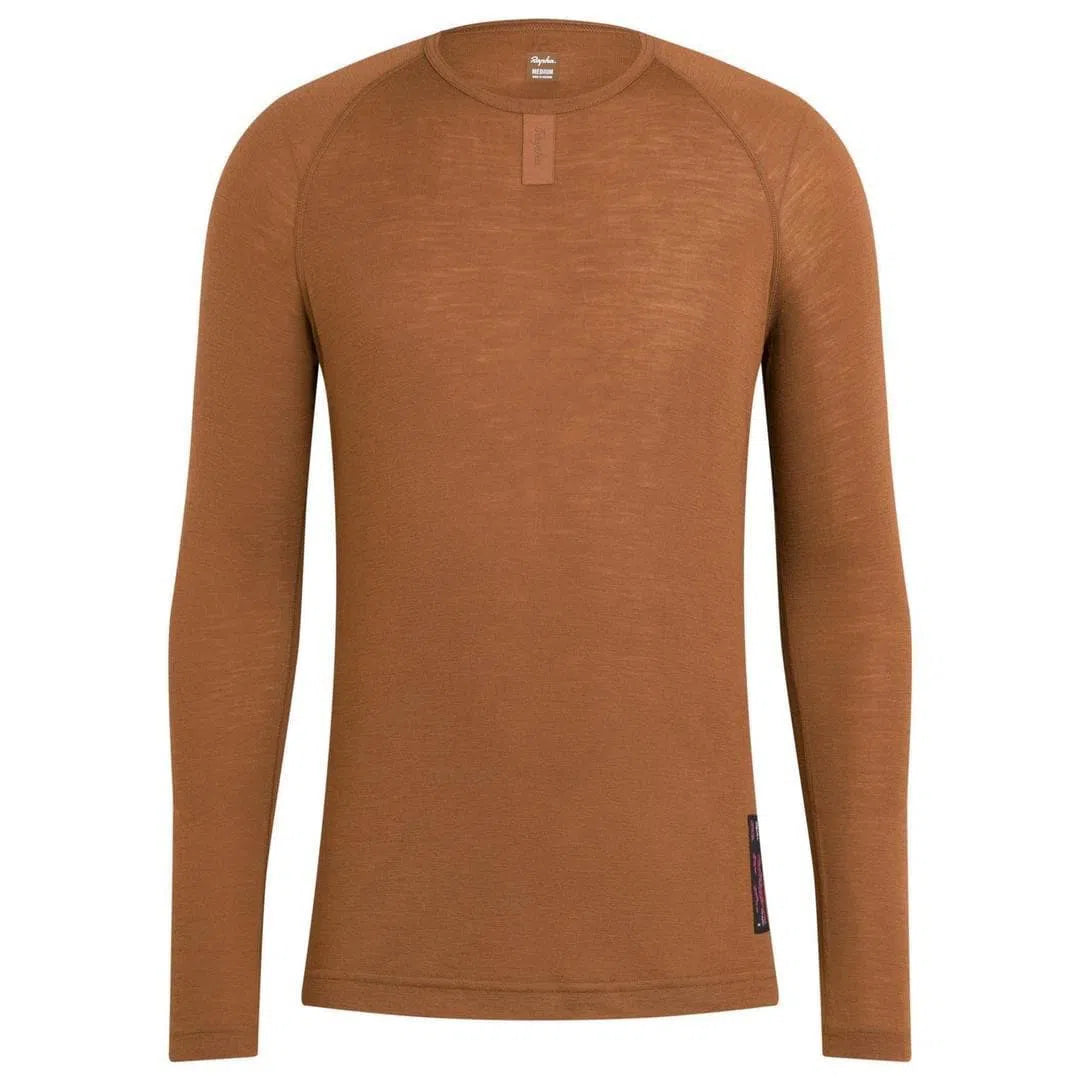 RAPHA Merino Base Layer Long sleeve - Brown Default Velodrom Barcelona 