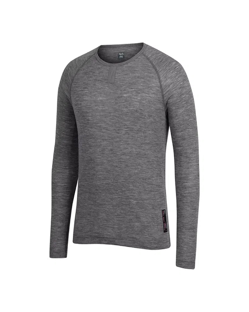 RAPHA Merino Base Layer Long Sleeve AW2023 - Grey-Velodrom