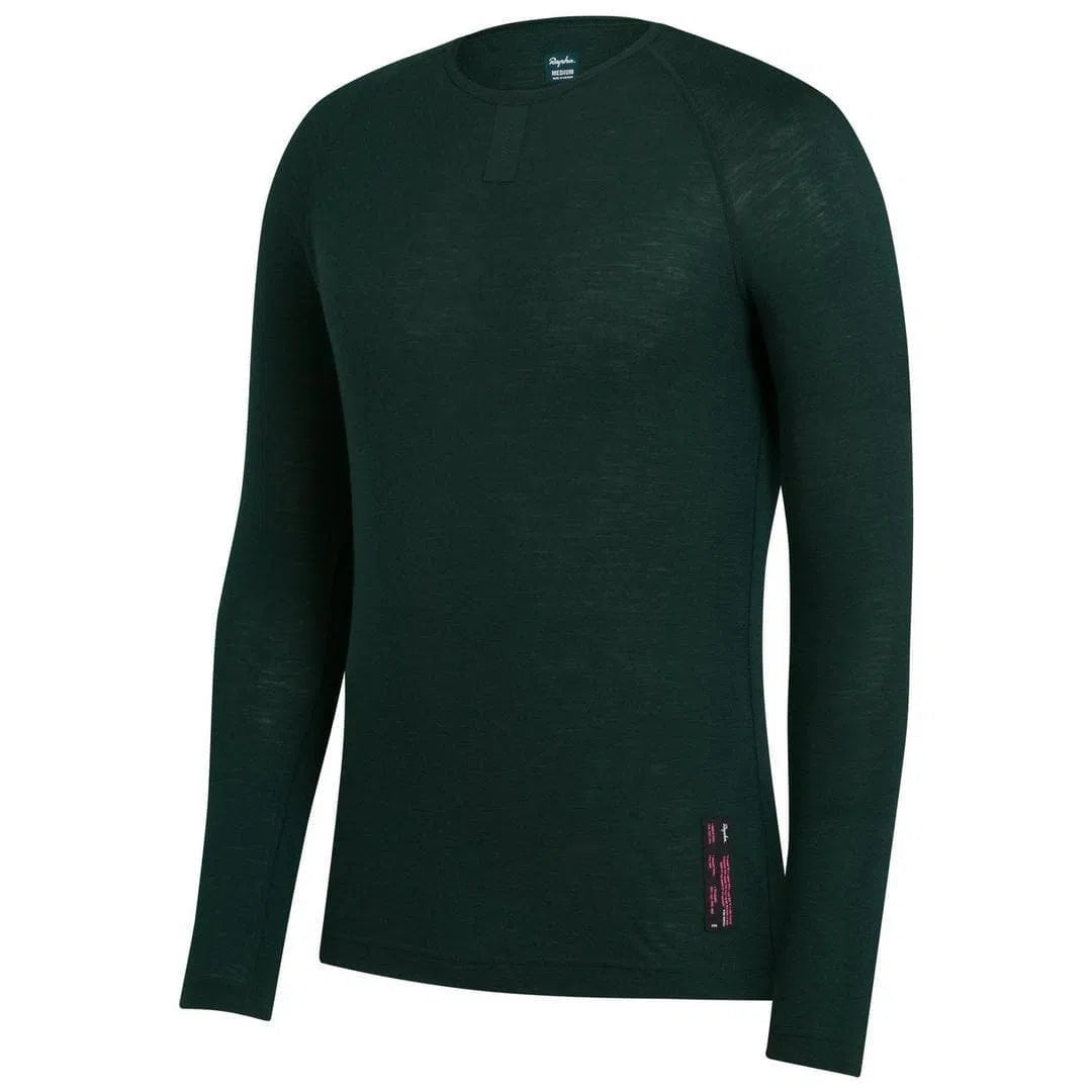 RAPHA Merino Base Layer Long Sleeve - SCA Green Default Rapha 