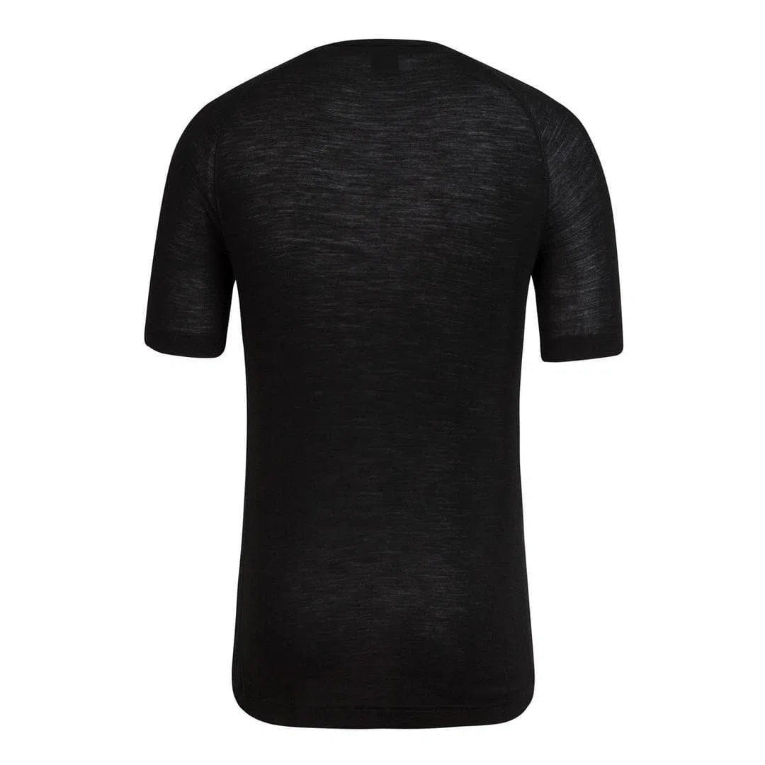 RAPHA Merino Base Layer Short Sleeve - Black Default Rapha 