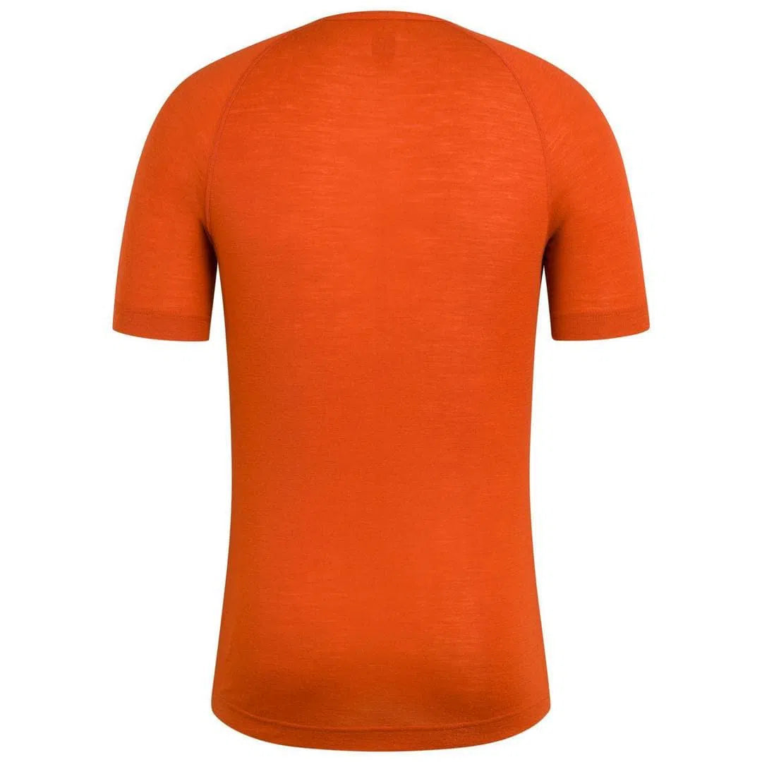 RAPHA Merino Base Layer Short Sleeve - RTR Terracotta Default Rapha 