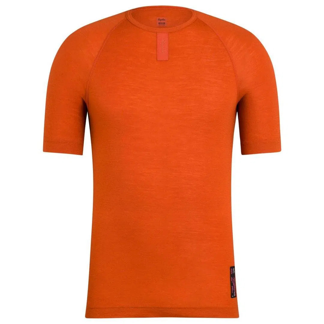 RAPHA Merino Base Layer Short Sleeve - RTR Terracotta Default Rapha 