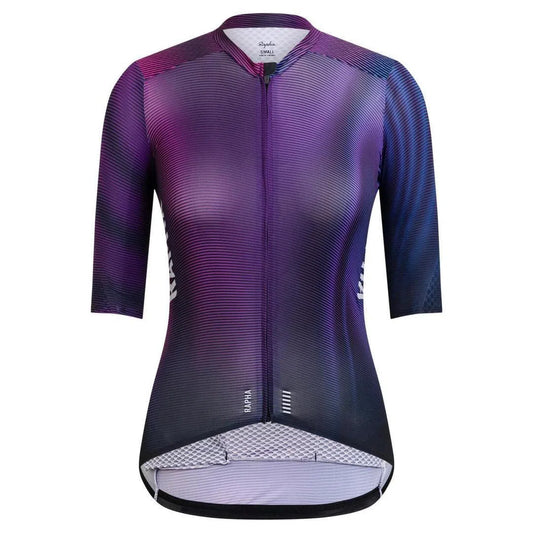 RAPHA women pro team aero jersey - FLIGHT PRINT Default Velodrom Barcelona 