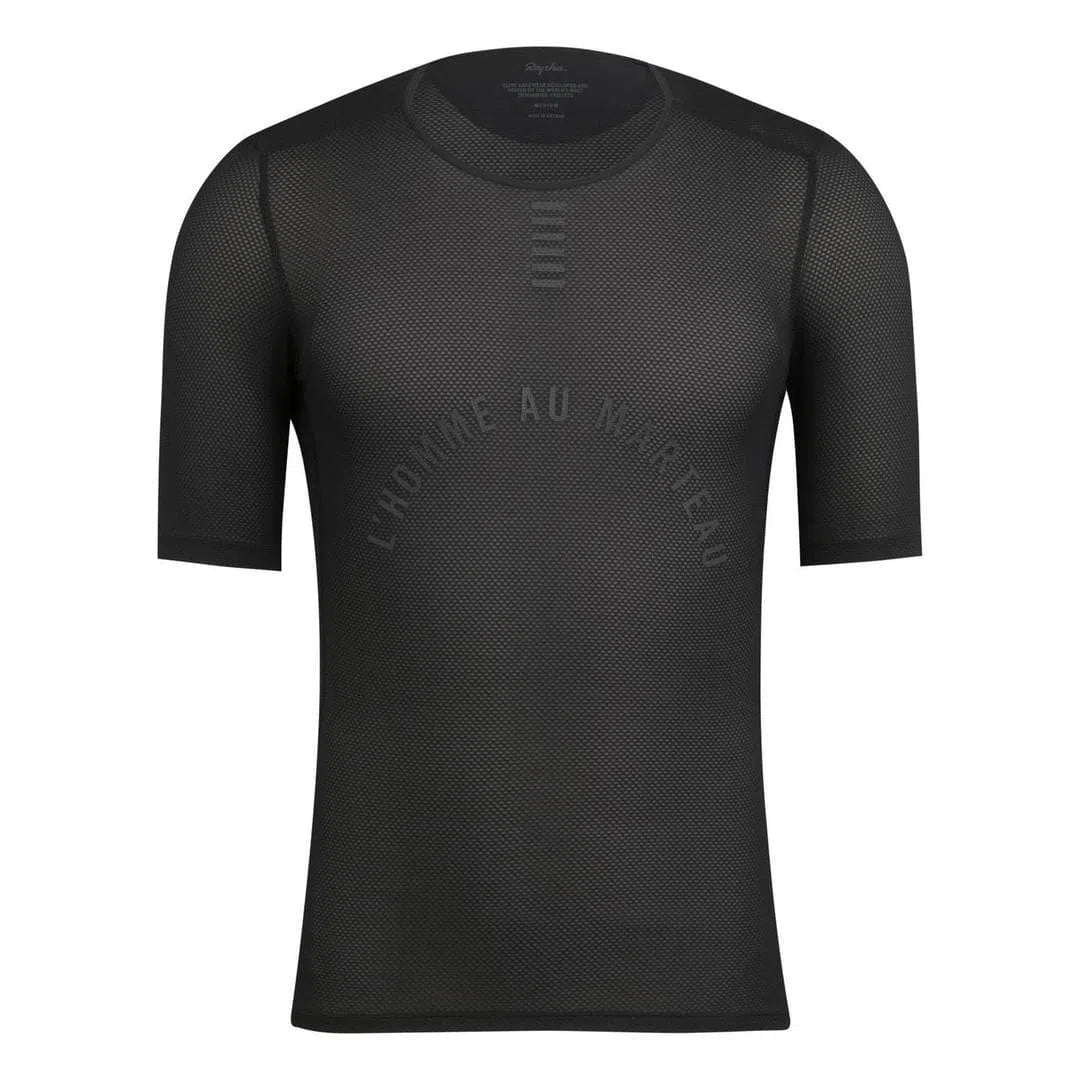 RAPHA Pro Team Base Layer Short Sleeve - Black-Velodrom