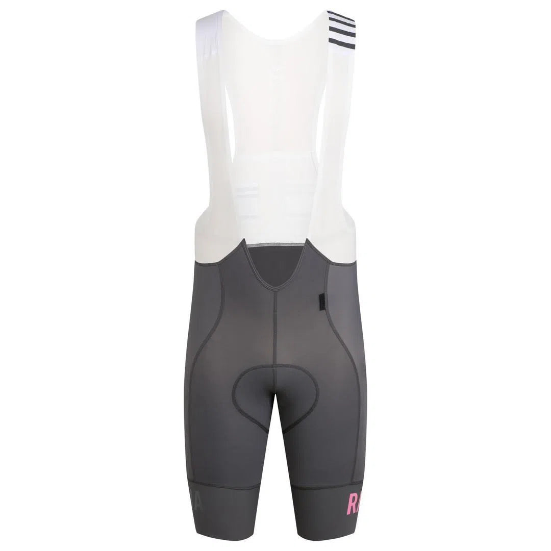 RAPHA Pro Team Bib Shorts II Long - CBN Carbon Grey-Velodrom