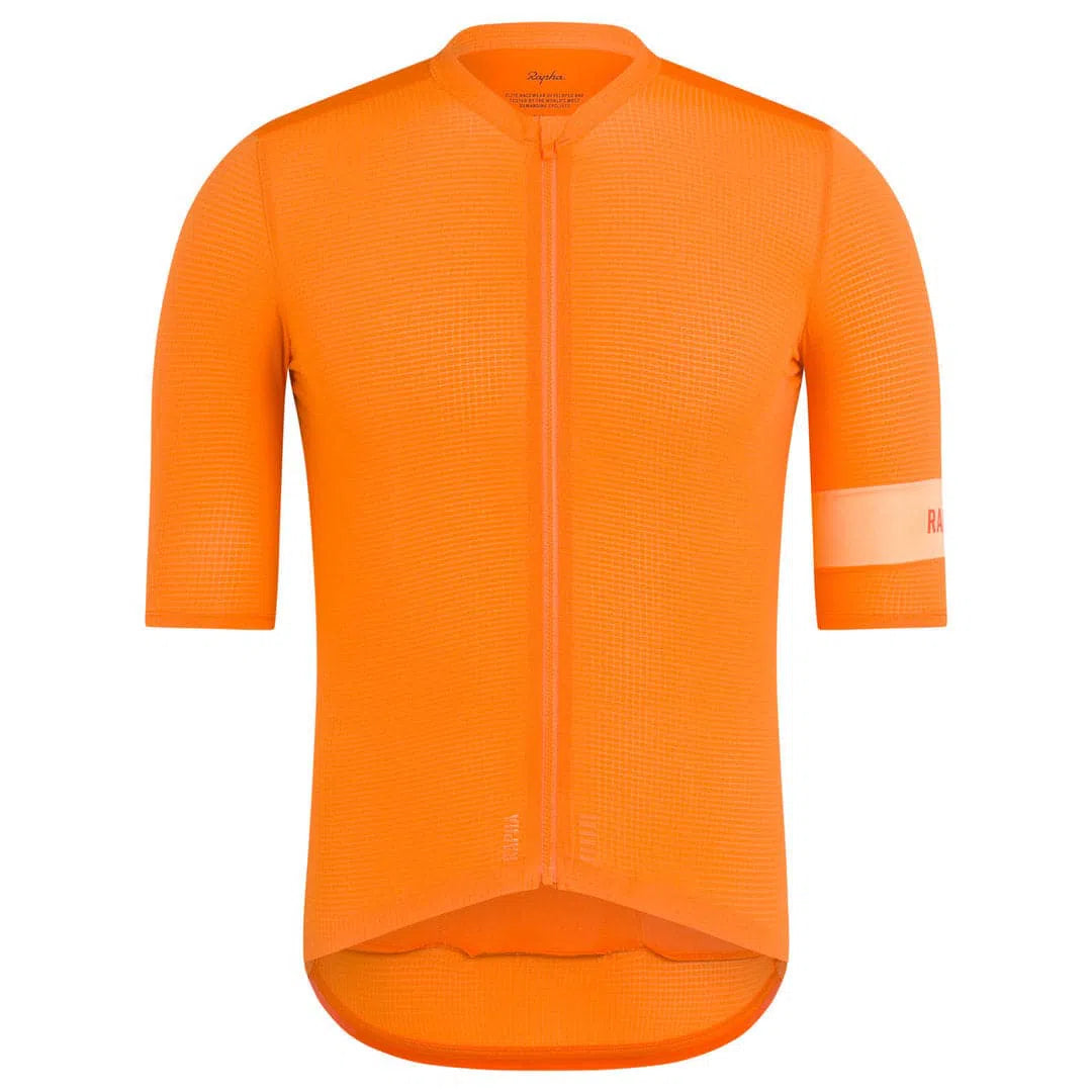 RAPHA Pro Team Flyweight Jersey - VOP Orange/Peach-Velodrom