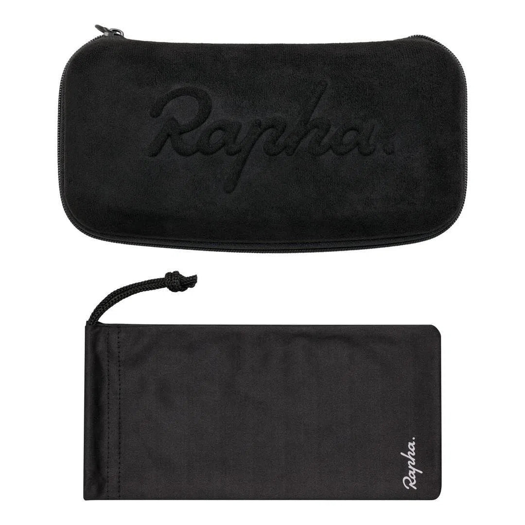 RAPHA PRO TEAM FRAMELESS GLASSES - Black/Black Mirror Lens Default Velodrom Barcelona 