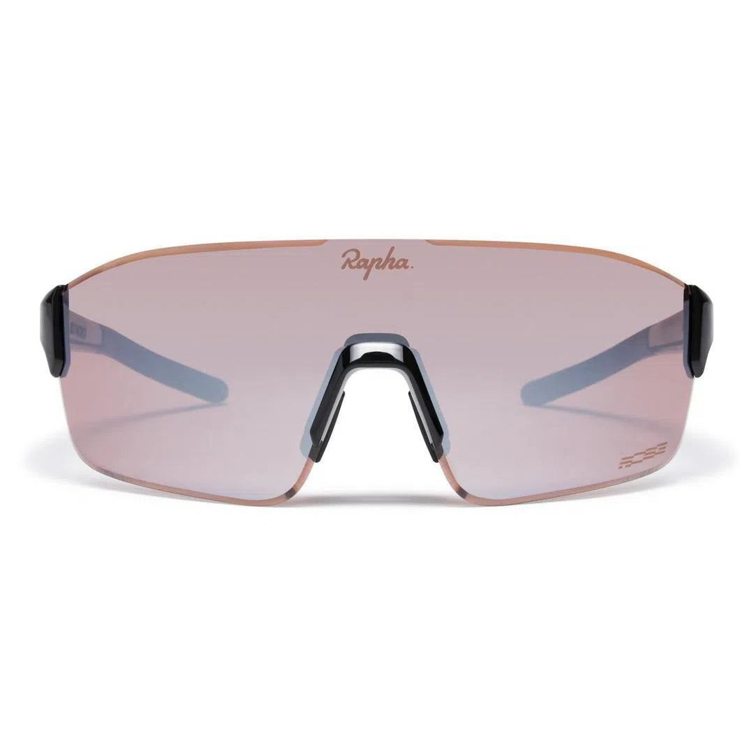 RAPHA Pro Team Frameless Glasses - BLK Black/Black Mirror Lens-Velodrom