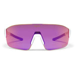 RAPHA PRO TEAM FRAMELESS GLASSES - White/Pink Blue Lens Default Velodrom Barcelona 