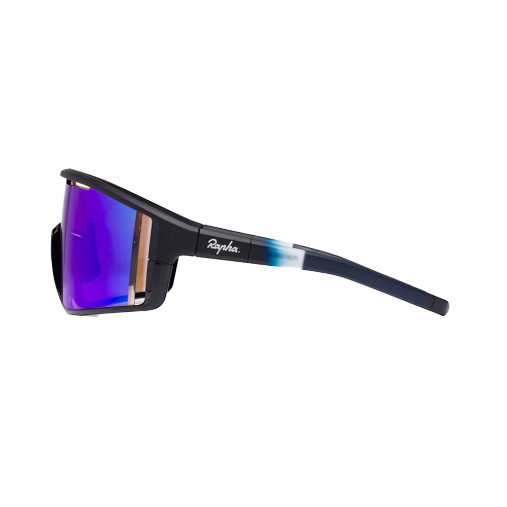 RAPHA Pro Team Full Frame Glasses - DNY Dark Navy/ Purple Green Lens-Velodrom