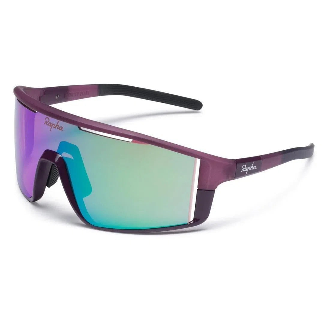 RAPHA Pro Team Full Frame Glasses - VPL Violet/Purple Green Lens-Velodrom