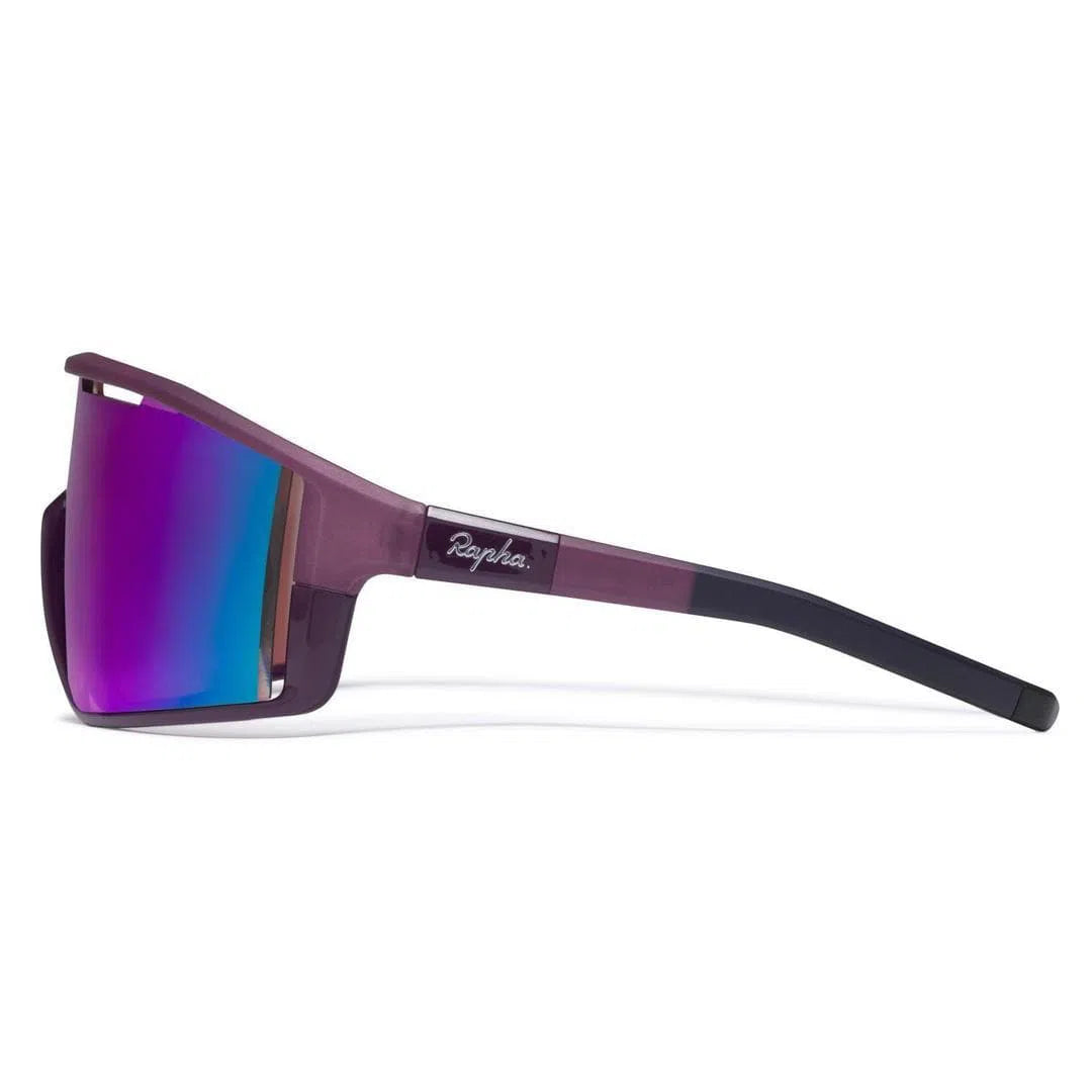 RAPHA Pro Team Full Frame Glasses - VPL Violet/Purple Green Lens-Velodrom