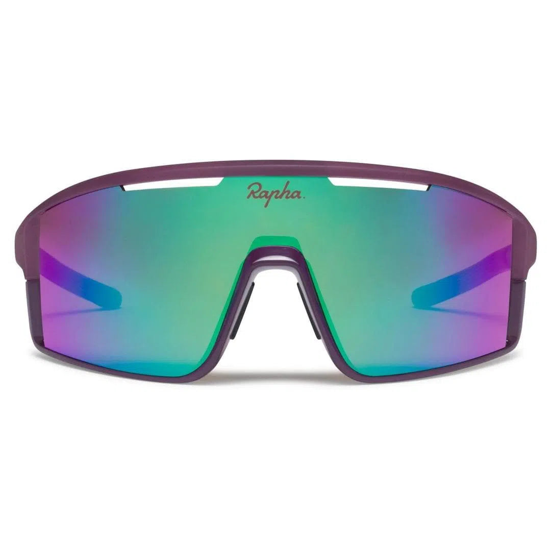 RAPHA Pro Team Full Frame Glasses - VPL Violet/Purple Green Lens-Velodrom