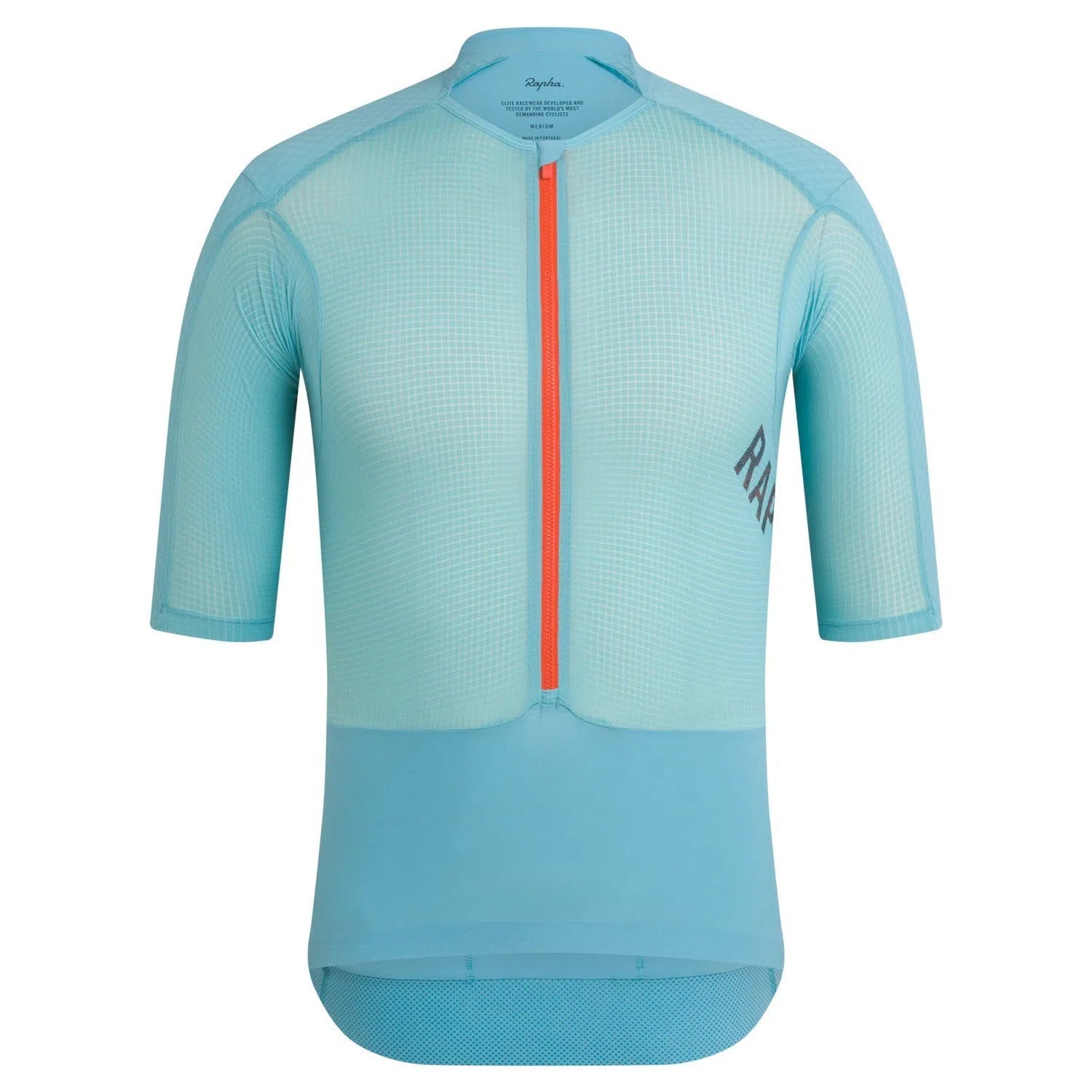 RAPHA Pro Team Gravel Jersey - SWP Light Teal/Dark Orange-Velodrom