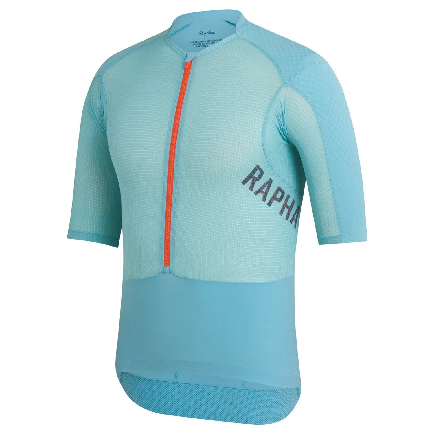 RAPHA Pro Team Gravel Jersey - SWP Light Teal/Dark Orange-Velodrom