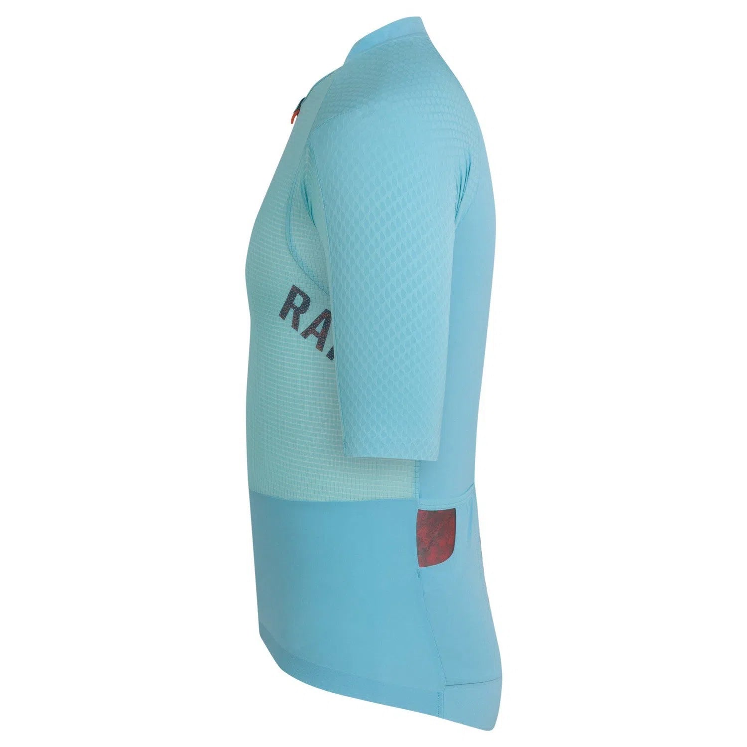 RAPHA Pro Team Gravel Jersey - SWP Light Teal/Dark Orange-Velodrom