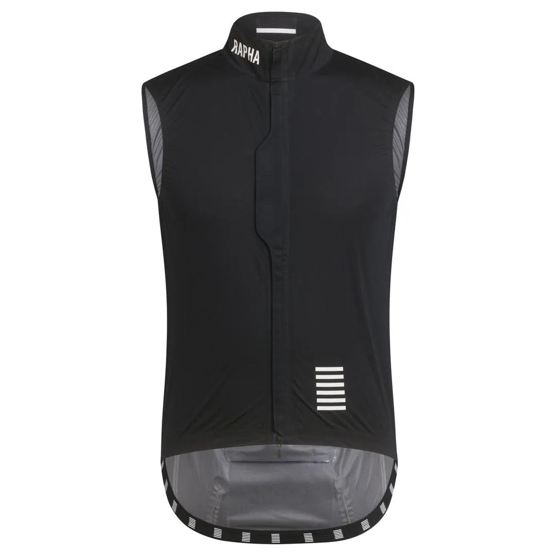 RAPHA Pro Team Lightweight Rain Gilet - Black-Velodrom