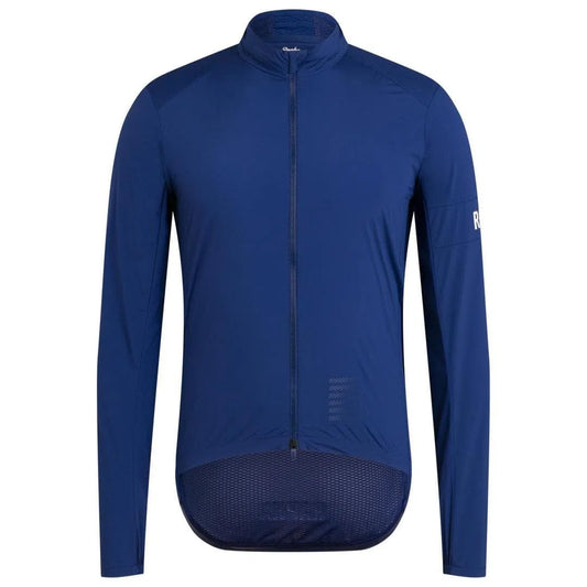 RAPHA Pro Team Lightweight Wind Jacket - Blue MBW Default Velodrom Barcelona 