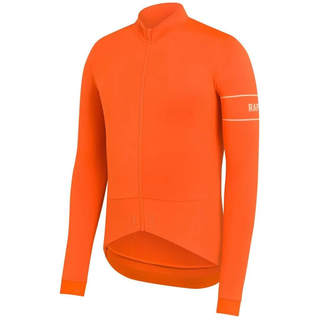 RAPHA Pro Team Long Sleeve Jersey AW2023 - SIP Orange/Peach-Velodrom