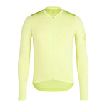 RAPHA Pro Team Long Sleeve Lightweight Jersey - LWL Lime Green/Bright Lime