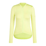 RAPHA Pro Team Long Sleeve Lightweight Women Jersey - LWL Lime Green/Bright Lime