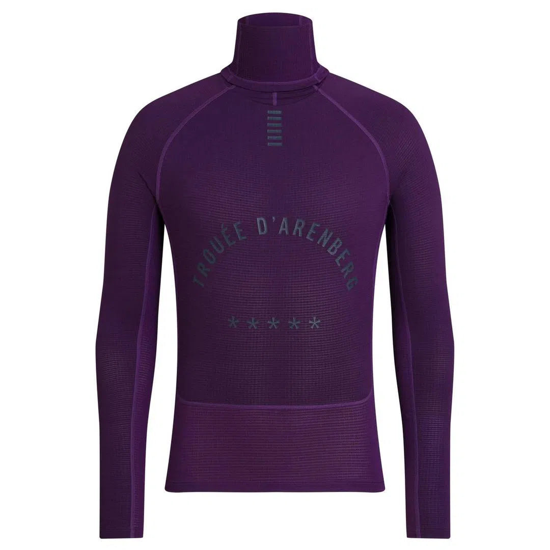 RAPHA Pro Team Thermal Base Layer Long Sleeve - Dark Purple-Velodrom