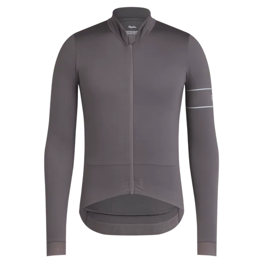 RAPHA Pro Team Thermal Long Sleeve Jersey AW23 - KSC Mushroom/Silver-Velodrom