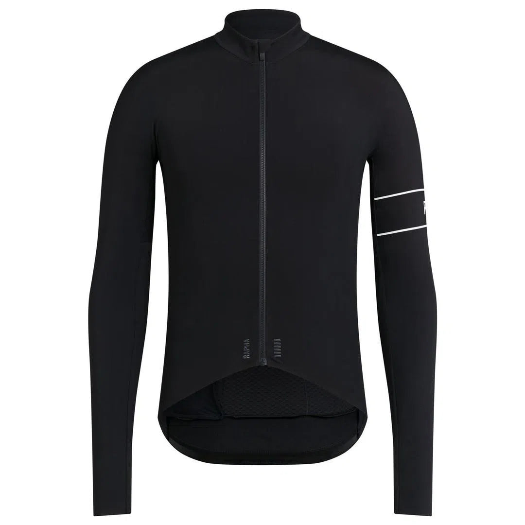 RAPHA Pro Team Thermal Long Sleeve Jersey - Black-Velodrom