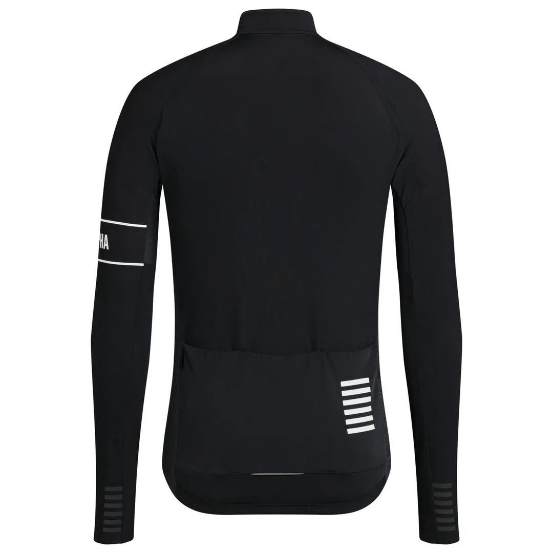 RAPHA Pro Team Thermal Long Sleeve Jersey - Black-Velodrom