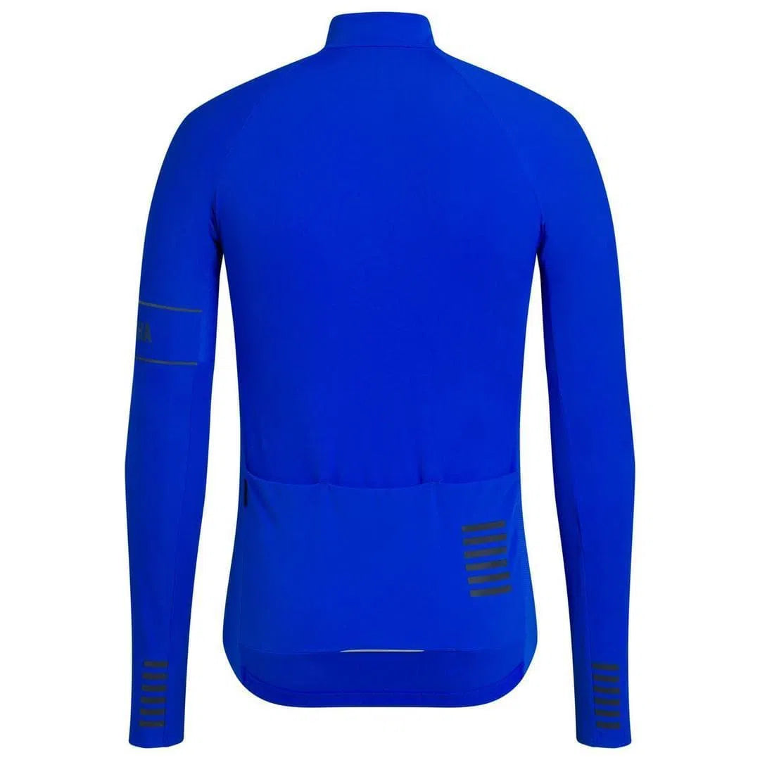 Rapha Pro Team Long Sleeve Thermal Jersey Blue Default Velodrom Barcelona 