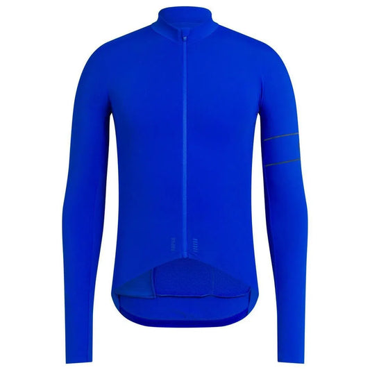 Rapha Pro Team Long Sleeve Thermal Jersey Blue Default Velodrom Barcelona 