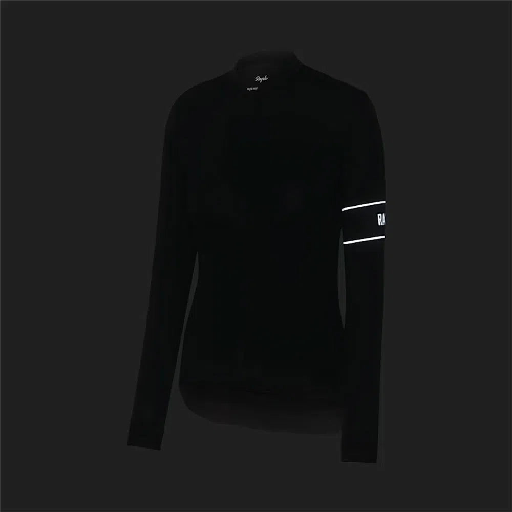 RAPHA Pro Team Thermal Long Sleeve Women Jersey - BLW Black-Velodrom