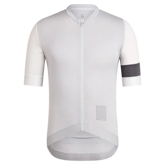 RAPHA Pro Team Training Jersey - MWP Light Grey White front panel