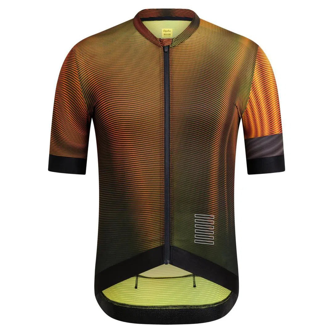 RAPHA Pro Team Training Jersey - Orange Flight Print-Velodrom