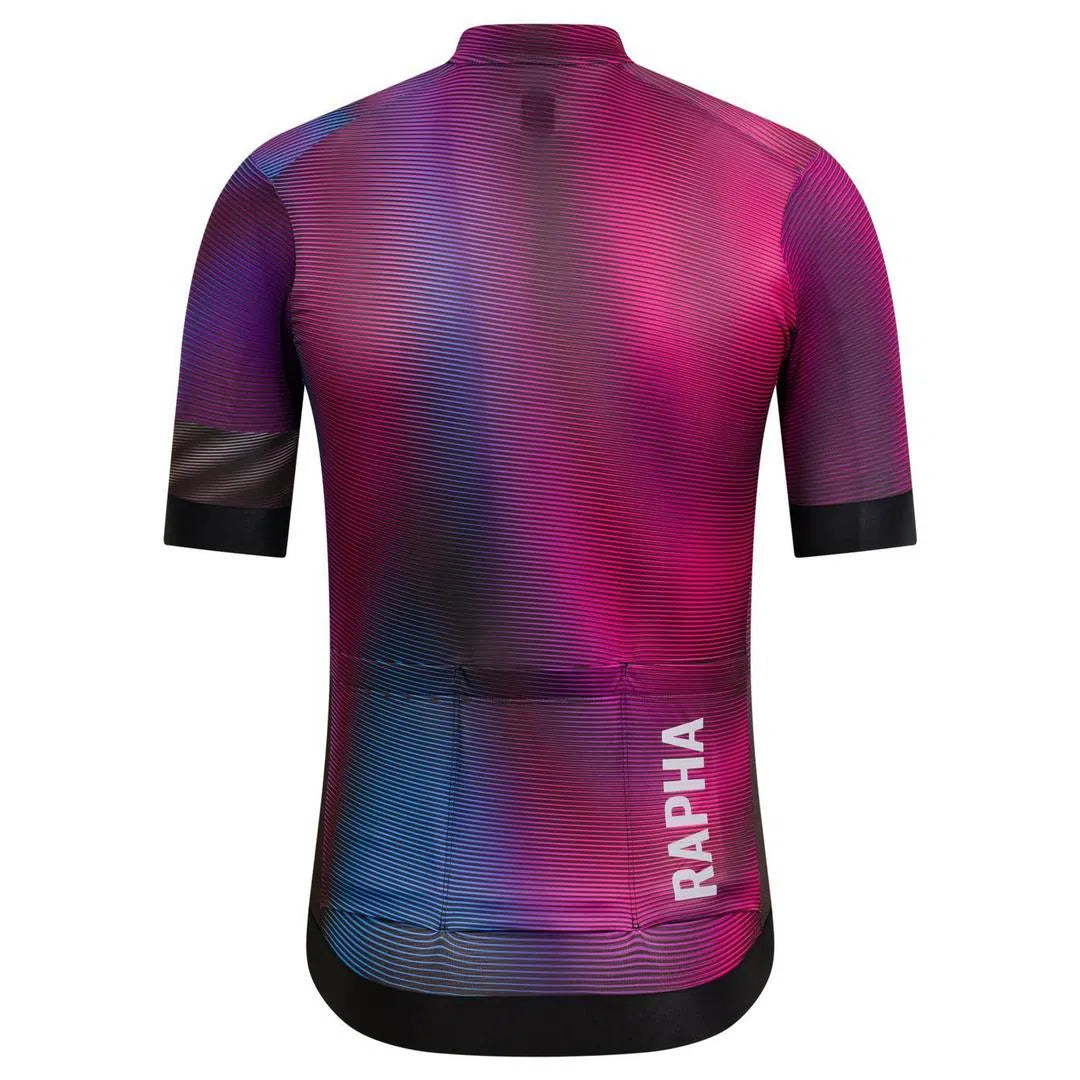 RAPHA Pro Team Training Jersey - Purple Flight Print-Velodrom