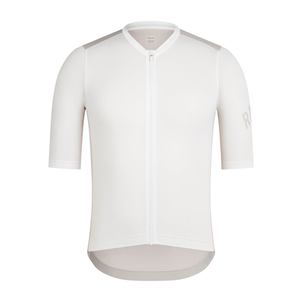 RAPHA Pro Team Training Jersey - WAS White Alyssum/Silver Gray-Velodrom