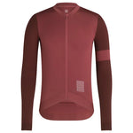 RAPHA Pro Team Training Long Sleeve Jersey AW23 - CWB Terracota/Rusty Red-Velodrom