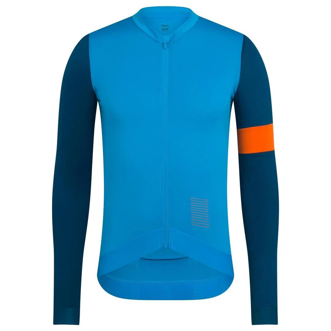 RAPHA Pro Team Training Long Sleeve Jersey - BST Blue/Teal-Velodrom