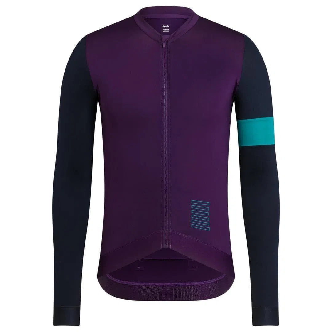 Rapha Pro Team Training Long Sleeve Jersey Purple Default Velodrom Barcelona 