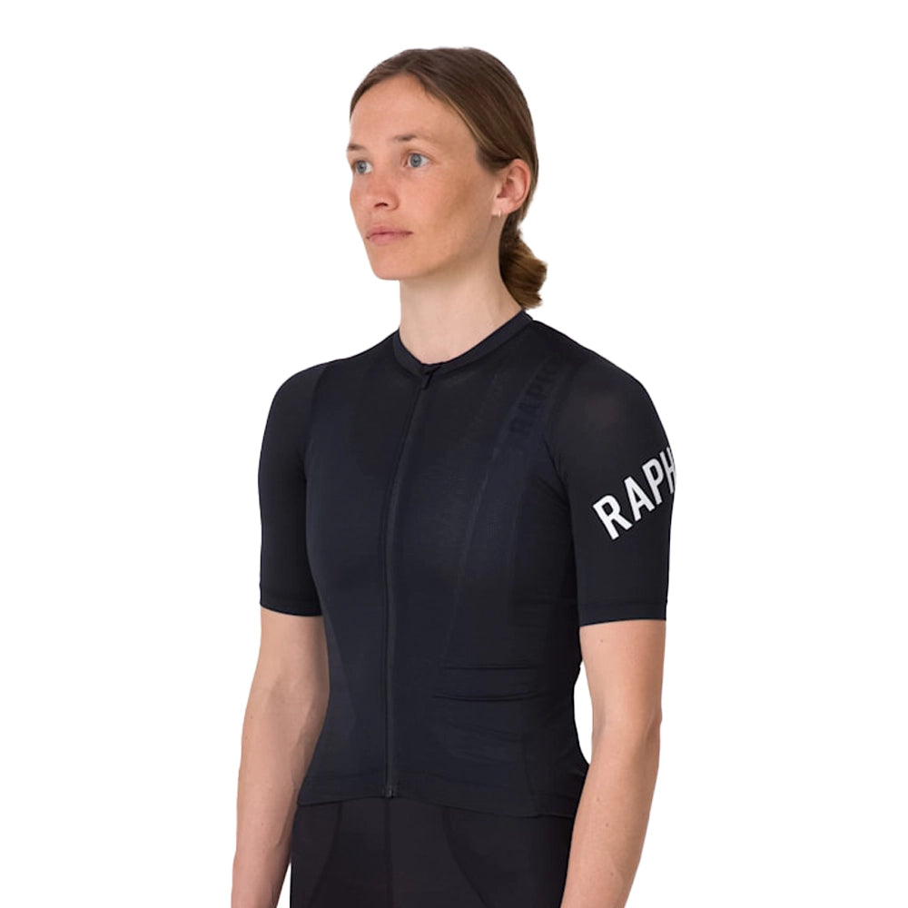 RAPHA Pro Team Training Women Jersey - BBK Black/Black-Velodrom