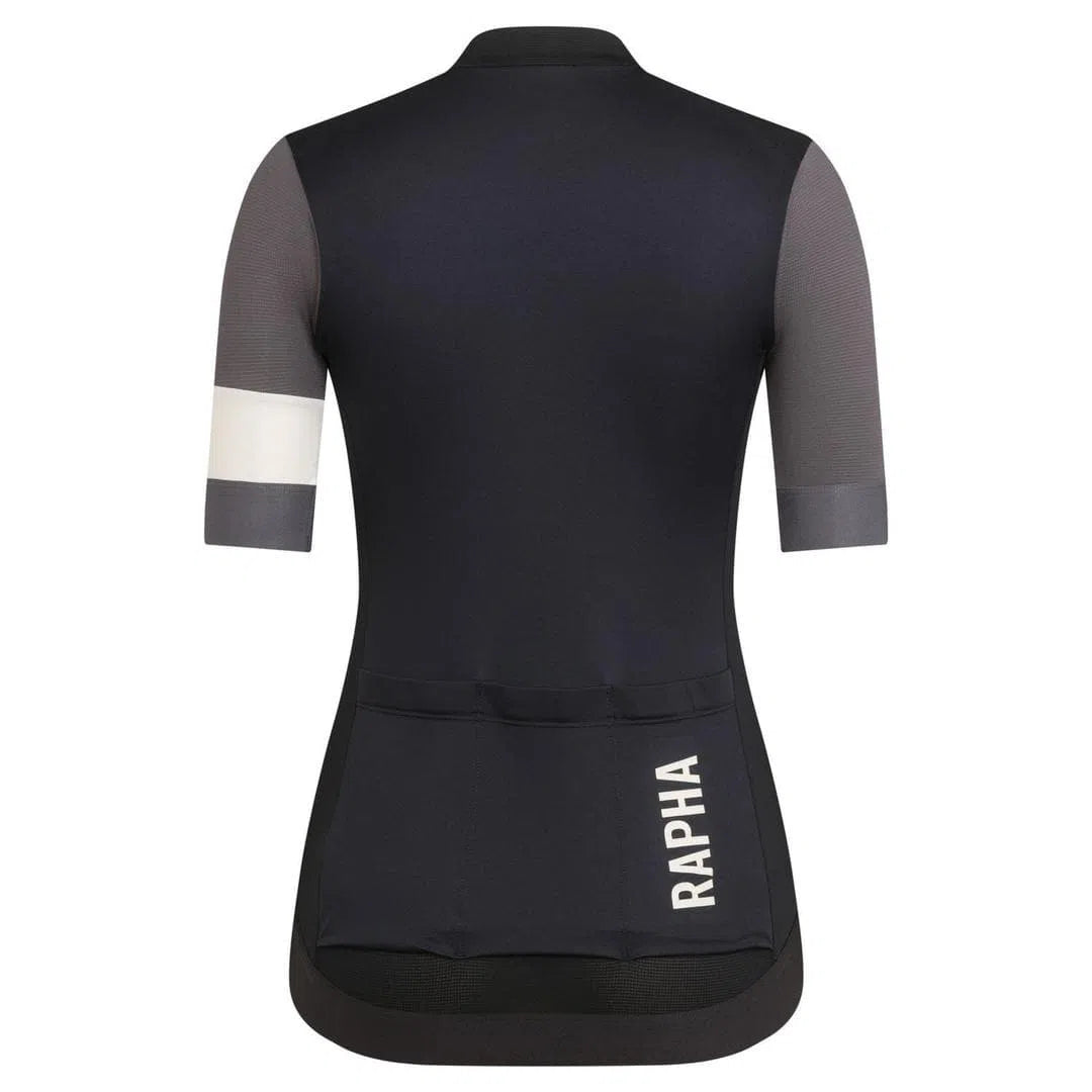 RAPHA Women Pro Team Training Jersey - BCB Black/Carbon Grey Default Rapha 