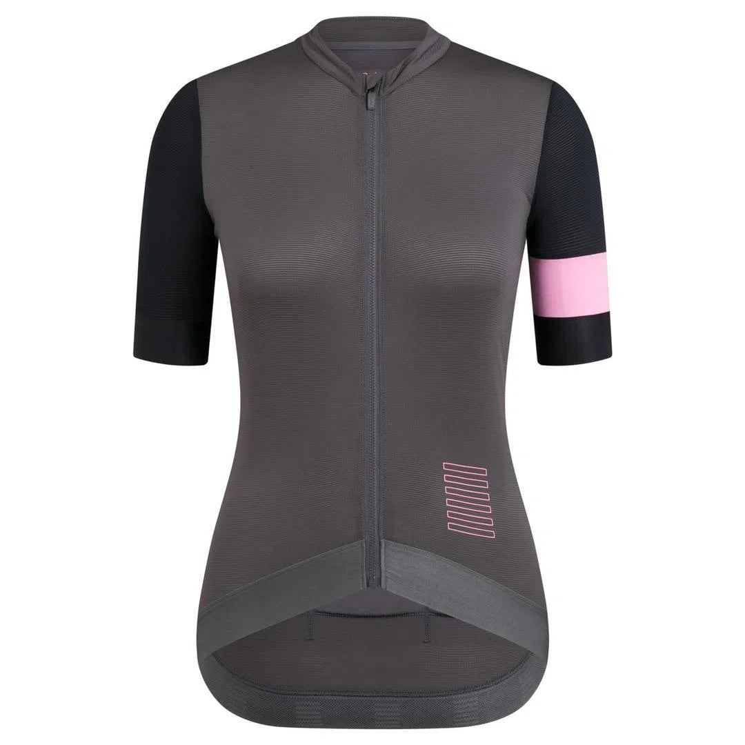 RAPHA Pro Team Training Women Jersey - CBN Carbon Grey/Black-Velodrom