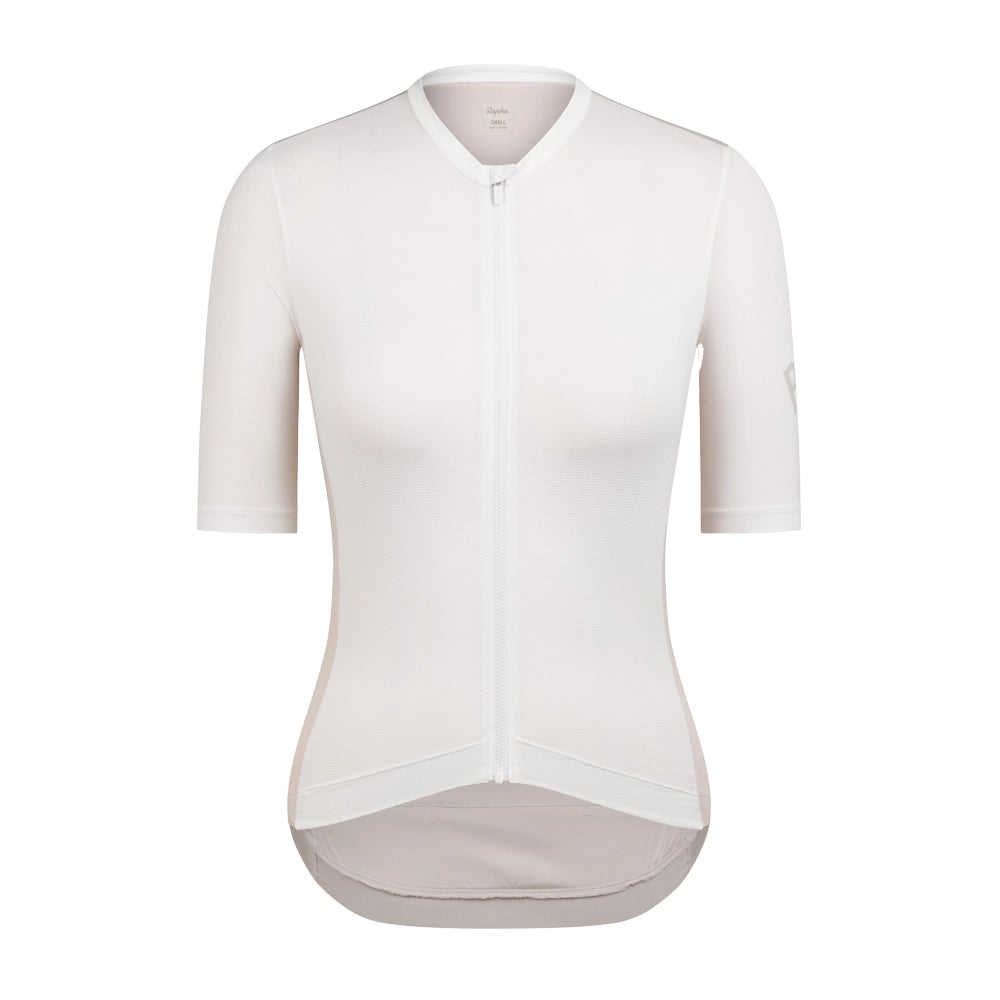 RAPHA Pro Team Training Women Jersey - WAS White Alyssum/Silver Gray-Velodrom