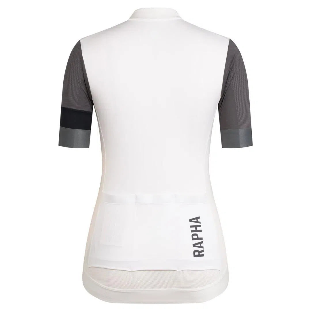 RAPHA Pro Team Training Women Jersey - White-Velodrom