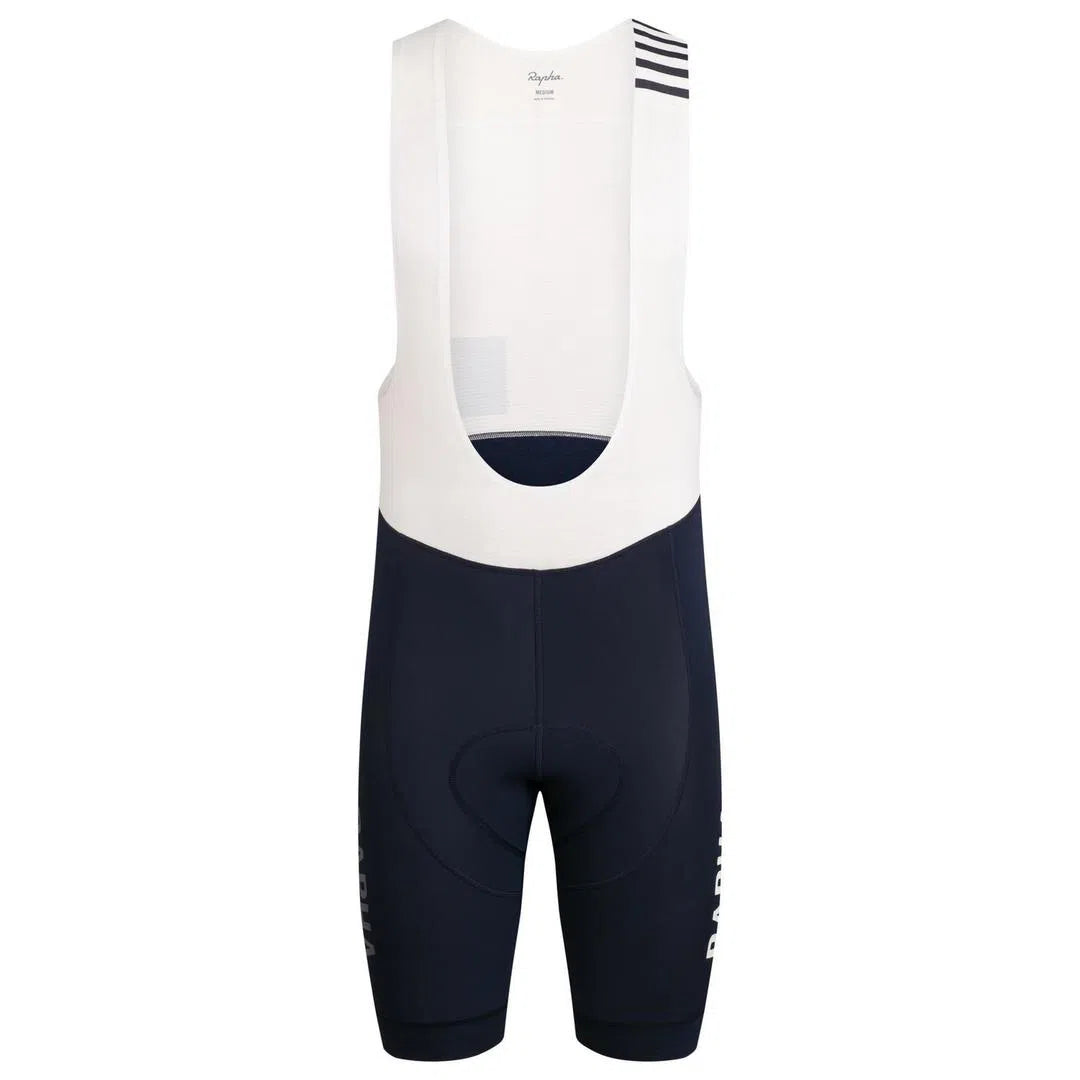 RAPHA Pro Team Winter Bib Shorts - DNW Dark Navy/White-Velodrom