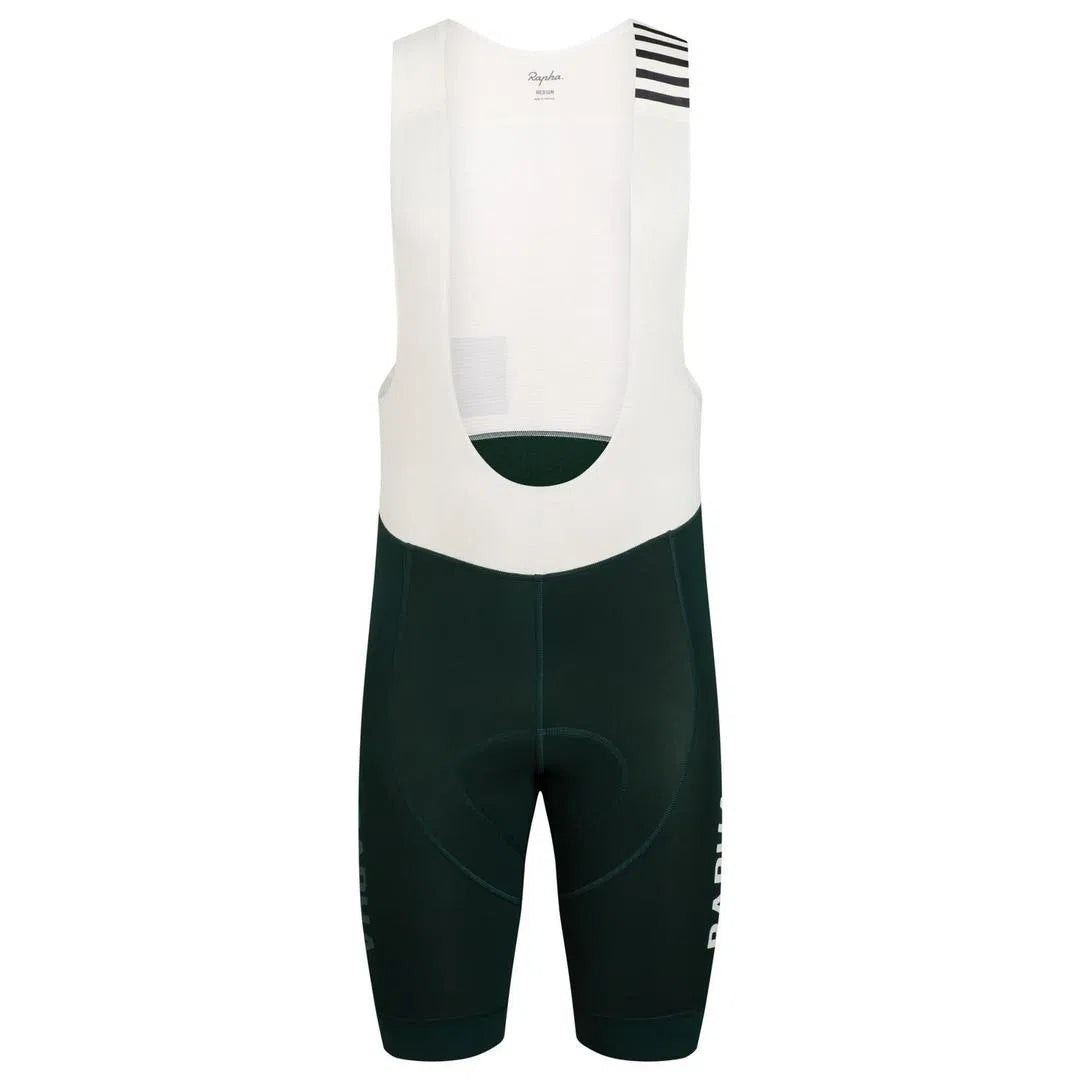 RAPHA Pro Team Winter Bib Shorts - SBC Dark Green-Velodrom