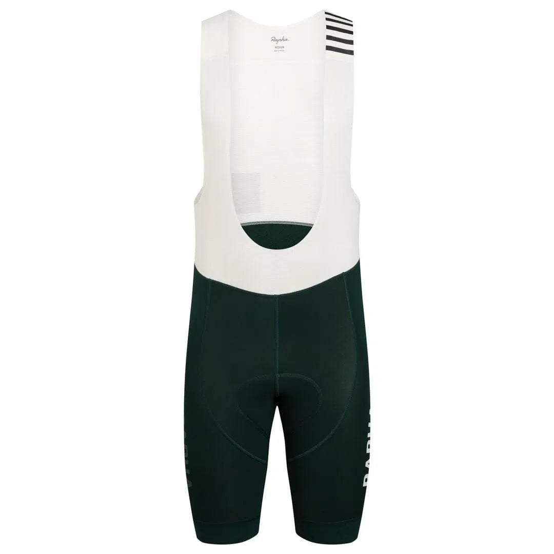 RAPHA Pro Team Winter Bib Shorts - SBC Dark Green Default Rapha 