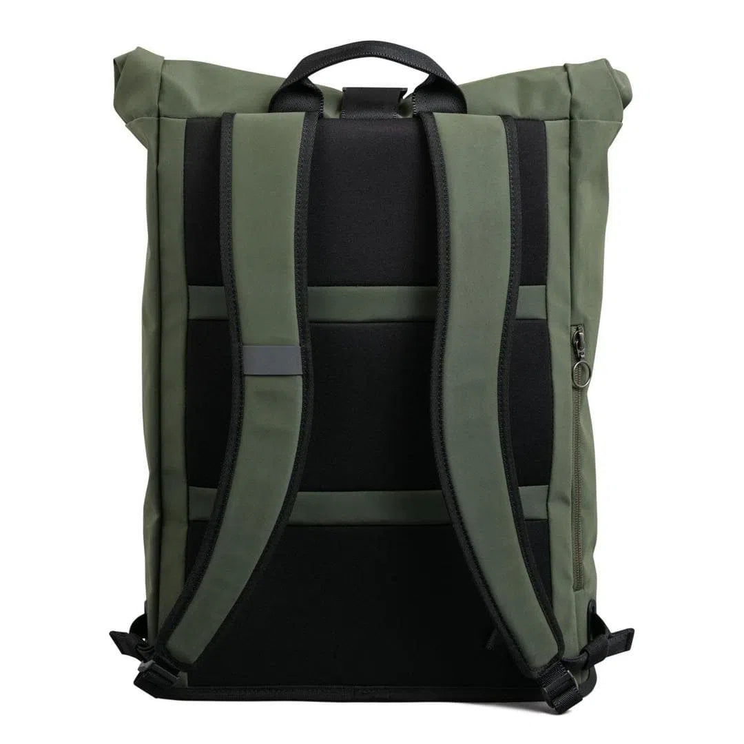 Rapha Roll Top Backpack Dark Green Default Velodrom Barcelona 